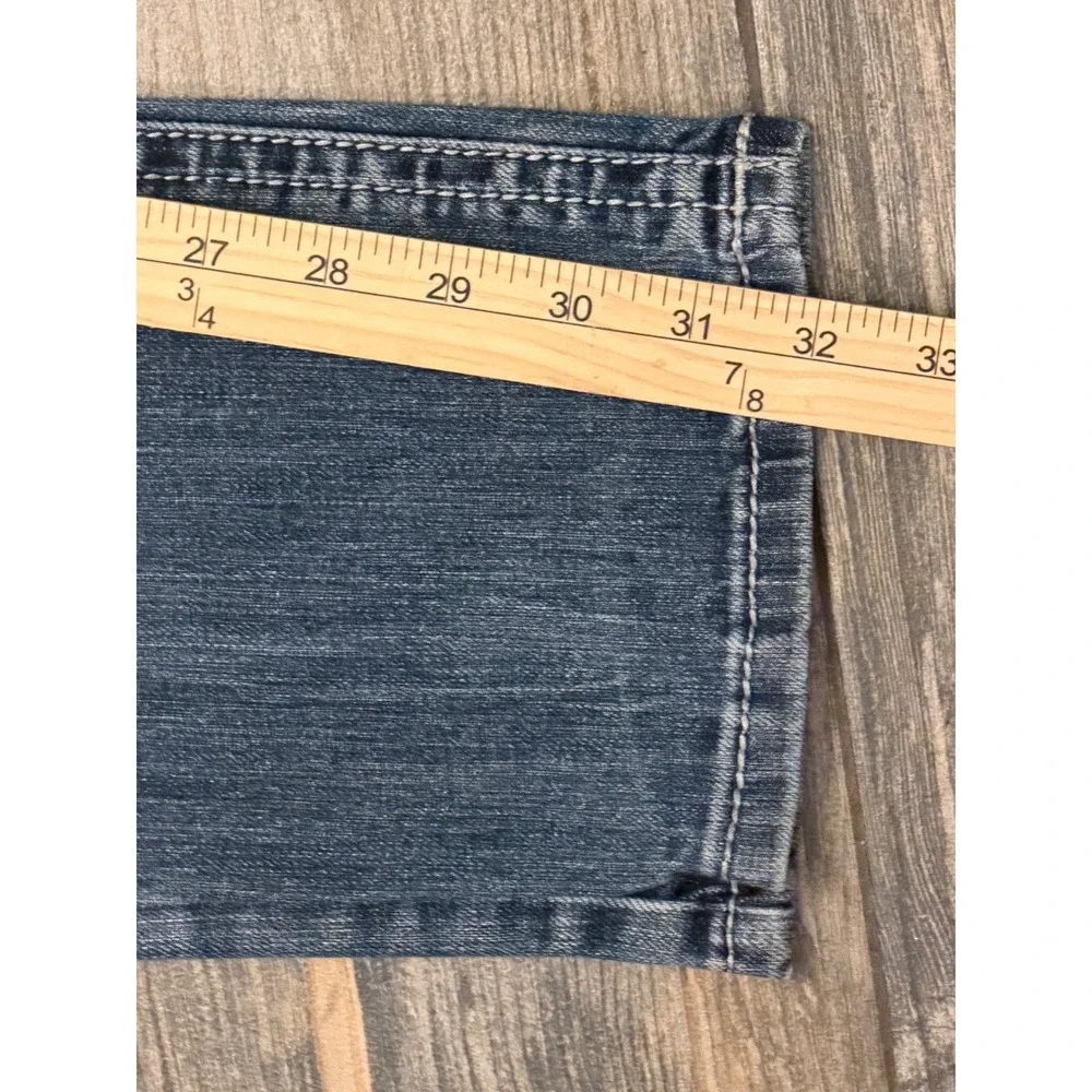 Rock and Roll Cowboy Revolver Slim Straight Leg‎ Jeans Blue 29x34 Western Stack